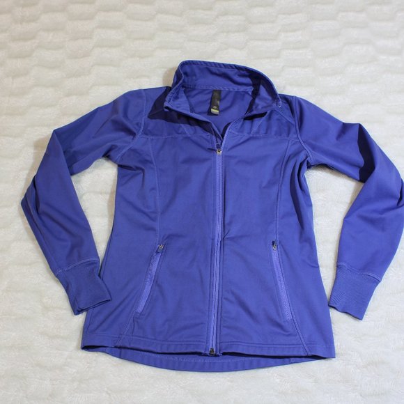 MONDETTA Women S Blue Full Zip Long Sleeve Jacket - Picture 1 of 9